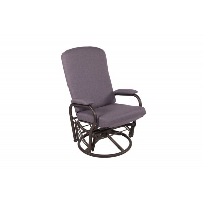 Chaise bercante, pivotante et inclinable 03 (5030/Berry038)